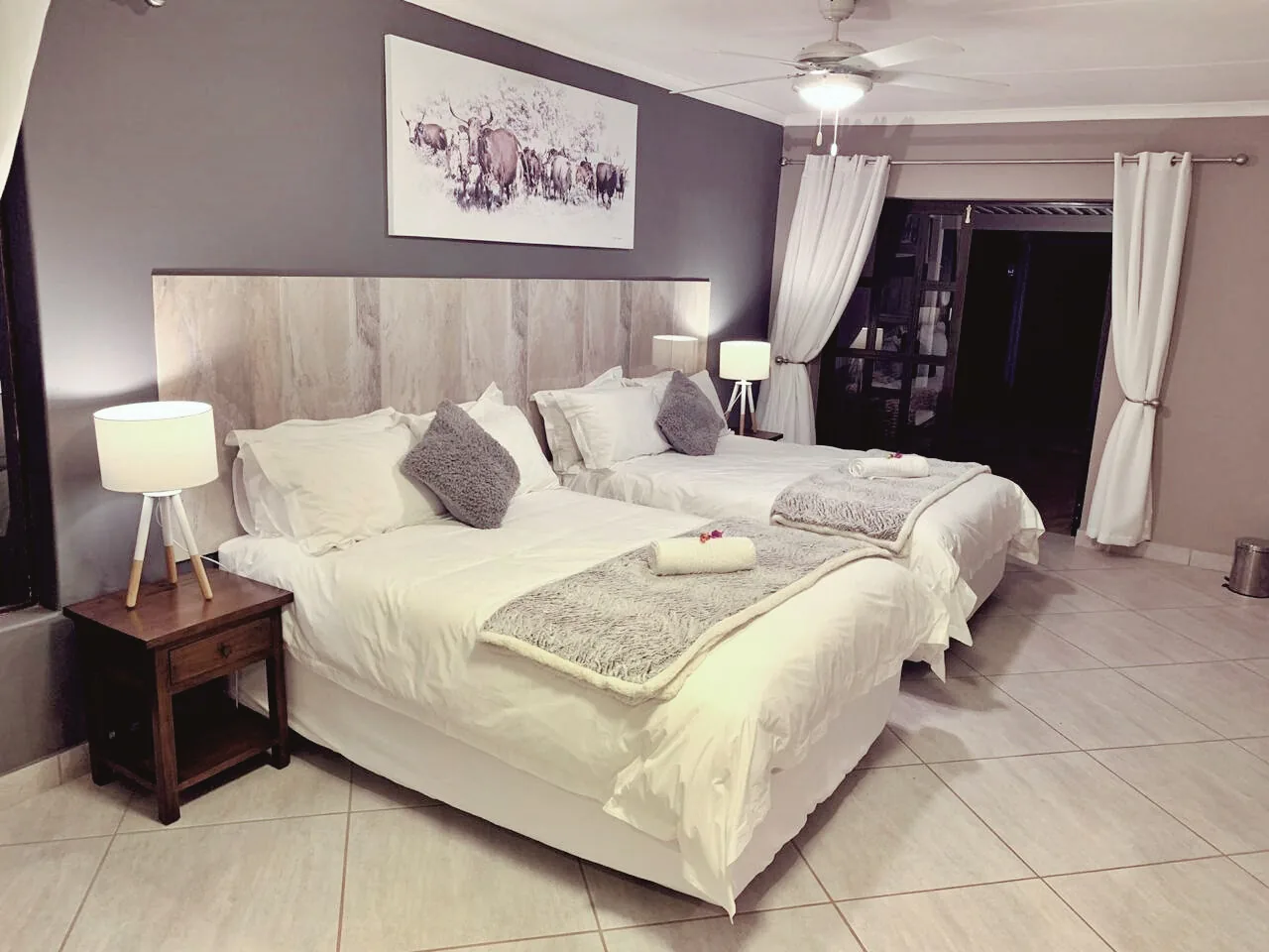 Room 2 — Luxury Family Room — Luxury accommodation at The Wilds Guest House Hluhluwe